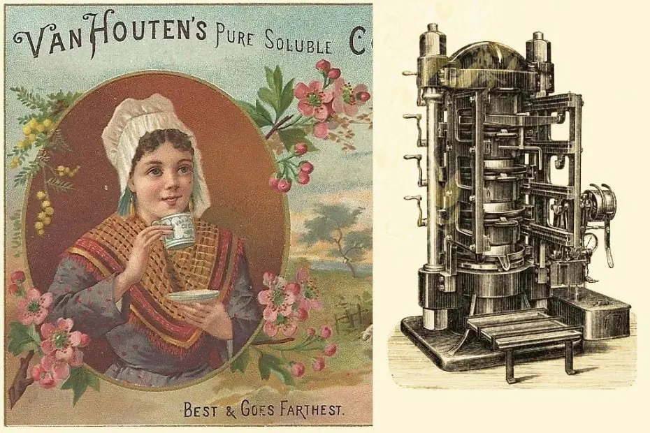 Van Houten's Cocoa Press Invention