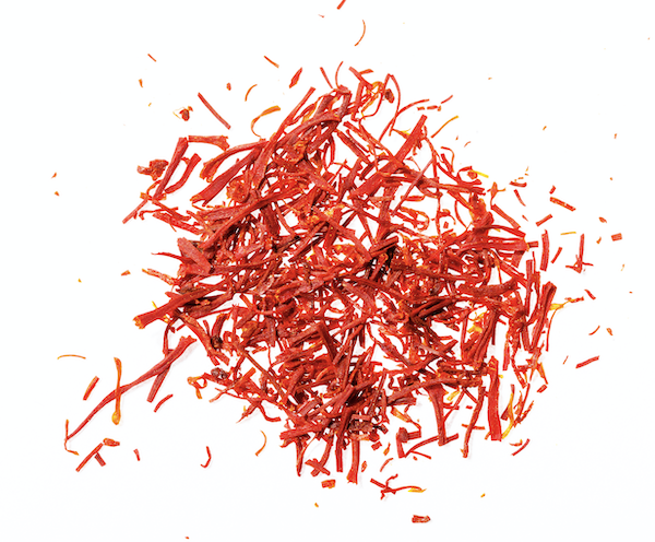 dried saffron spice