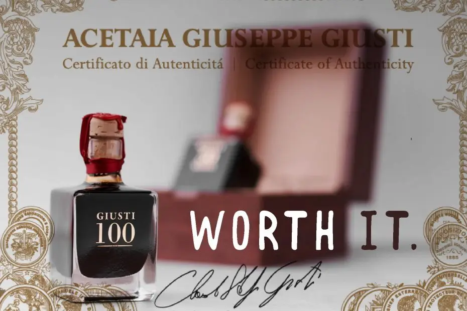 100 year old aged balsamic