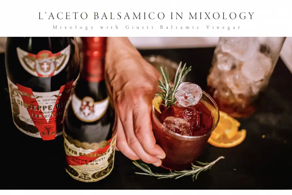 Balsamic Vinegar Mixology