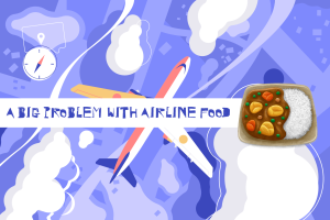 Airline food waste